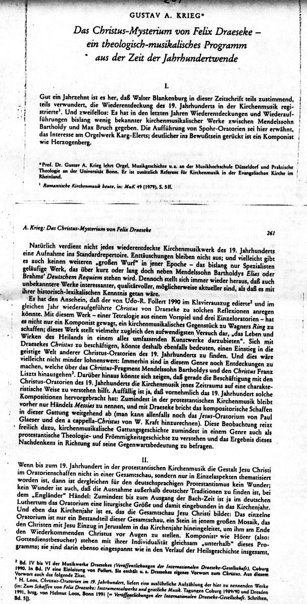 Gustav A. Krieg: Das Christus-Mysterium von Felix Draeseke - ein theologisch-musikalisches Programm aus der Zeit der Jahrhundertwende (The Christ Mysterium of Felix Draeseke - a theological-musical program from the time of the turn of the century) 