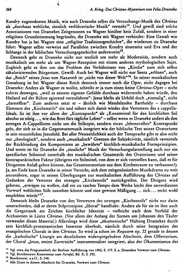 Gustav A. Krieg: Das Christus-Mysterium von Felix Draeseke - ein theologisch-musikalisches Programm aus der Zeit der Jahrhundertwende (The Christ Mysterium of Felix Draeseke - a theological-musical program from the time of the turn of the century) 