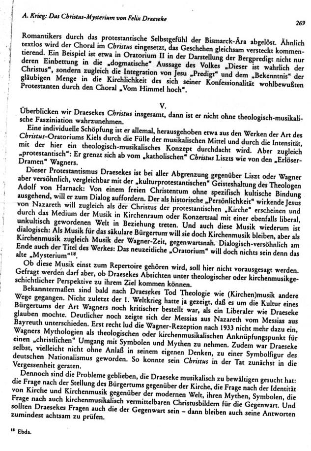 Gustav A. Krieg: Das Christus-Mysterium von Felix Draeseke - ein theologisch-musikalisches Programm aus der Zeit der Jahrhundertwende (The Christ Mysterium of Felix Draeseke - a theological-musical program from the time of the turn of the century) 