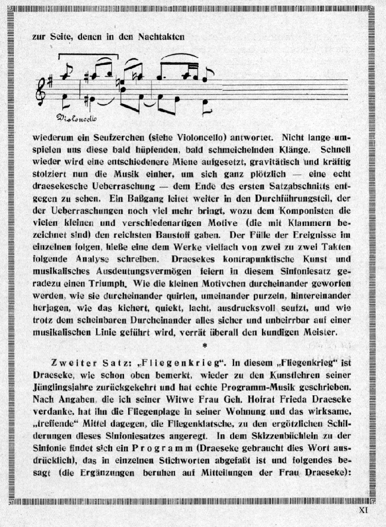 Program Booklet: Premiere Sinfonia comica, 6 Feb 1914, Hoftheater Dresden, Hermann Kutzschbach