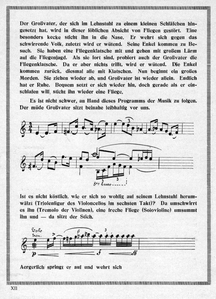 Program Booklet: Premiere Sinfonia comica, 6 Feb 1914, Hoftheater Dresden, Hermann Kutzschbach